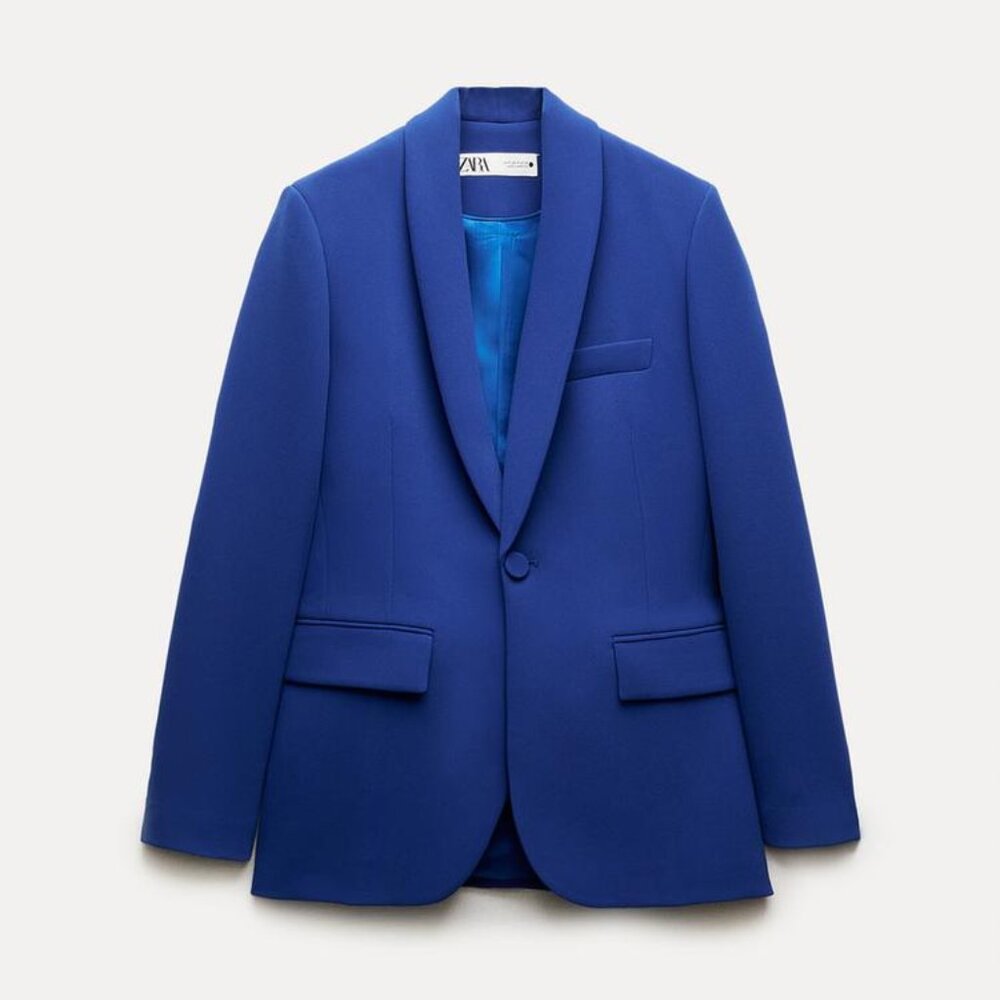 ZARA FITTED TUXEDO BLAZER ZW COLLECTION